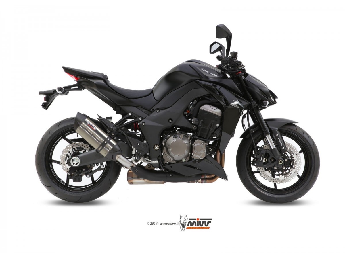 Système d'échappement Mivv Suono Inox K.039.L7 Kawasaki Z 1000 Z 1000 R Edition 2014 - 2020