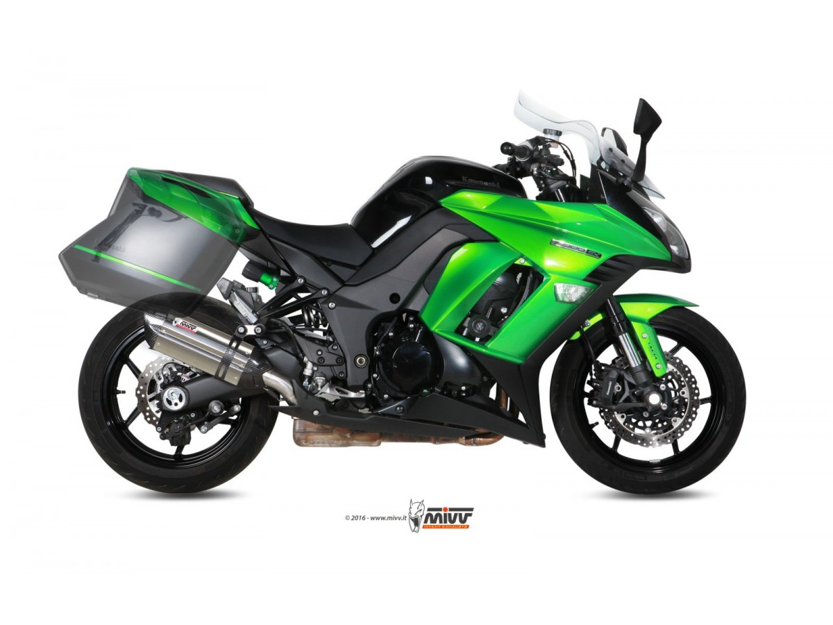 Mivv Suono Inox Schalldämpfer-Auspuffanlage K.043.L7 Kawasaki Z 1000 Sx Ninja 1000 Sx 2014 - 2019