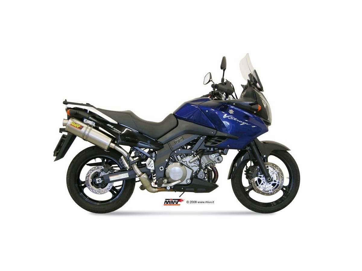 Mivv Oval Titan Auspuffschalldämpfer Suzuki DL V-Strom 1000 Xt 2002 - 2013