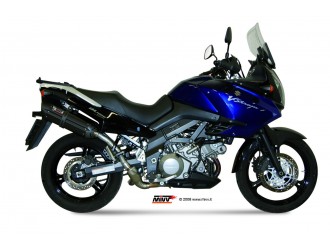 Mivv Suono Black Inox Exhaust Mufflers Suzuki Dl V-Strom...