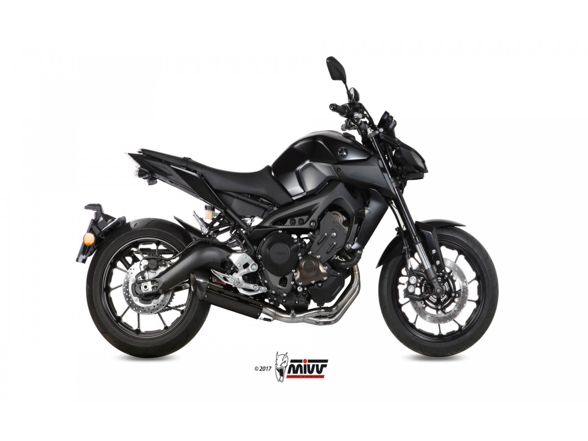 Scarico Completo 1X1 Mivv Suono Black Inox Nero Yamaha Mt-09 Sp Fz-09 2013 - 2020