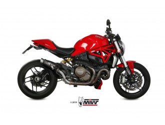 Mivv Gp Pro Black Stainless Steel Exhaust Muffler Ducati...