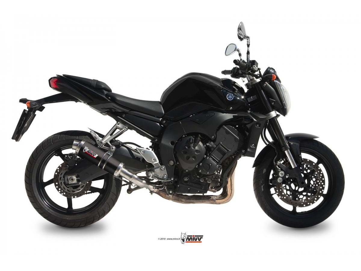 Mivv Gp Schwarzer Edelstahl-Auspuffschalldämpfer Yamaha Fz1 Fz1 Fazer 2006 - 2016