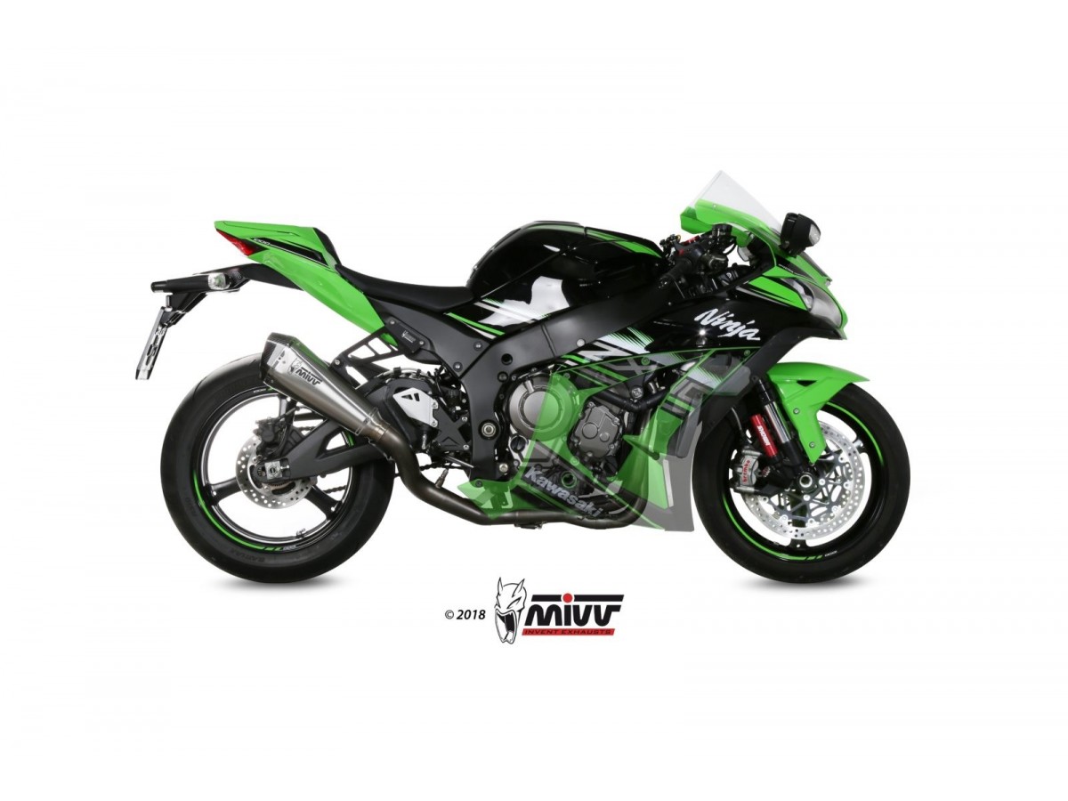 Système d'échappement complet X.KA.0006.SDRX Mivv Inox Kawasaki Zx-10 R Rr Se 2016 - 2024