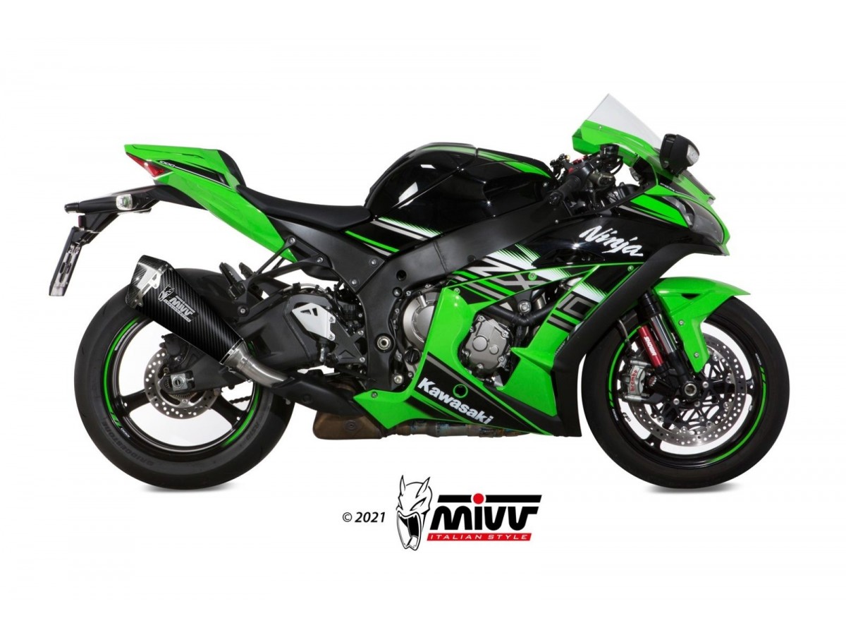 K.042.LDRC Mivv Delta Race Carbon Auspuffanlage Kawasaki Zx-10 R Rr Se 2016 - 2024