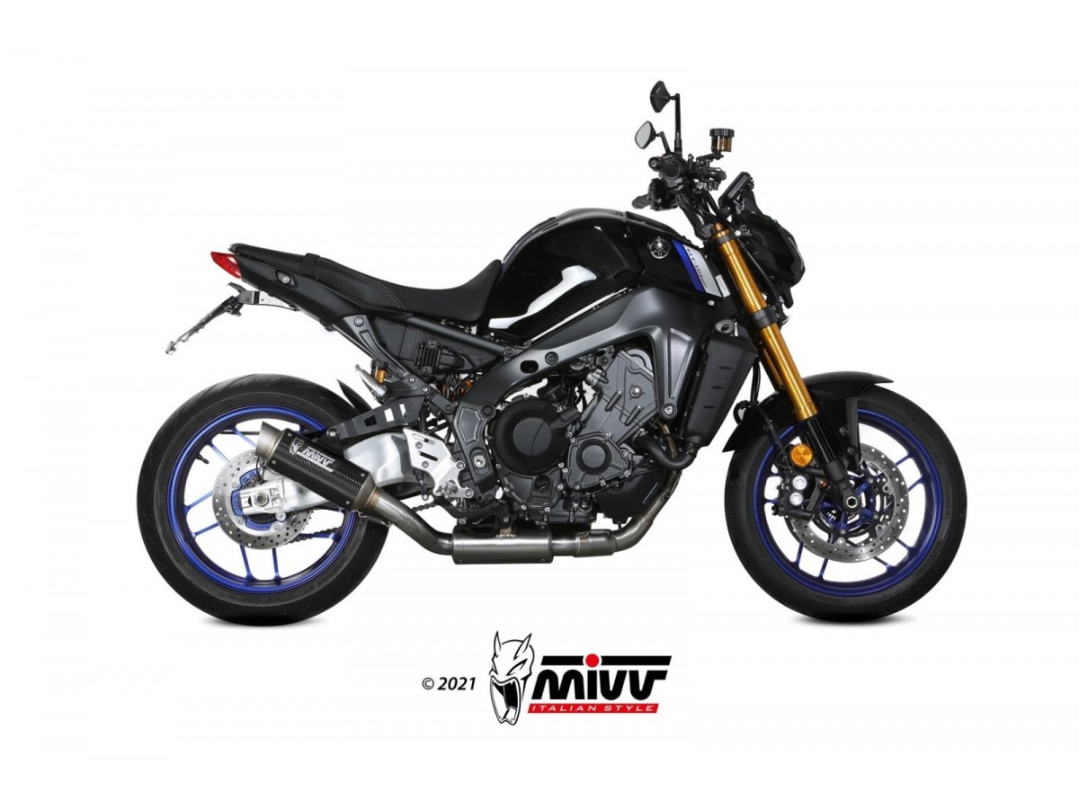 Pot d'échappement complet 1X1 Mivv Gp Pro Carbon Yamaha Mt-09 Sp Fz-09 2021 - 2022