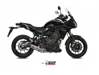 1X1 Mivv Oval Titanium Complete Exhaust With Carbon Cup...