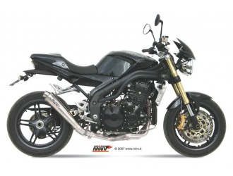 Mivv X-Cone Stainless Steel Exhaust Muffler Triumph Speed...