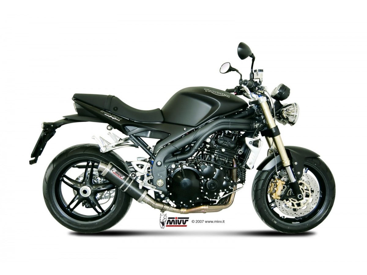 Mivv Gp Carbon Auspuffschalldämpfer Triumph Speed Triple 1050 RS Rs 2007 - 2010