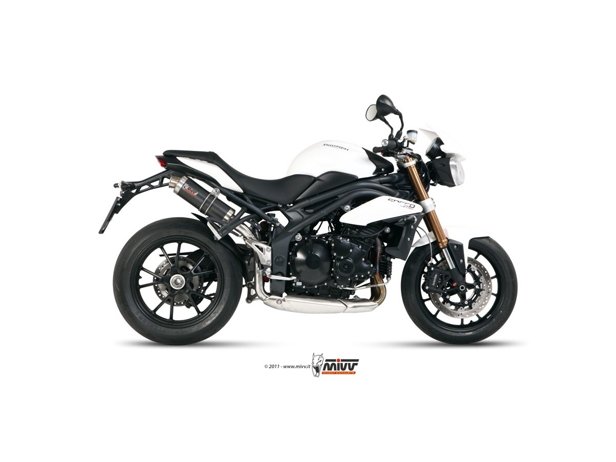 Mivv Gp Carbon Auspuffschalldämpfer Triumph Speed Triple 1050 RS Rs 2011 - 2015