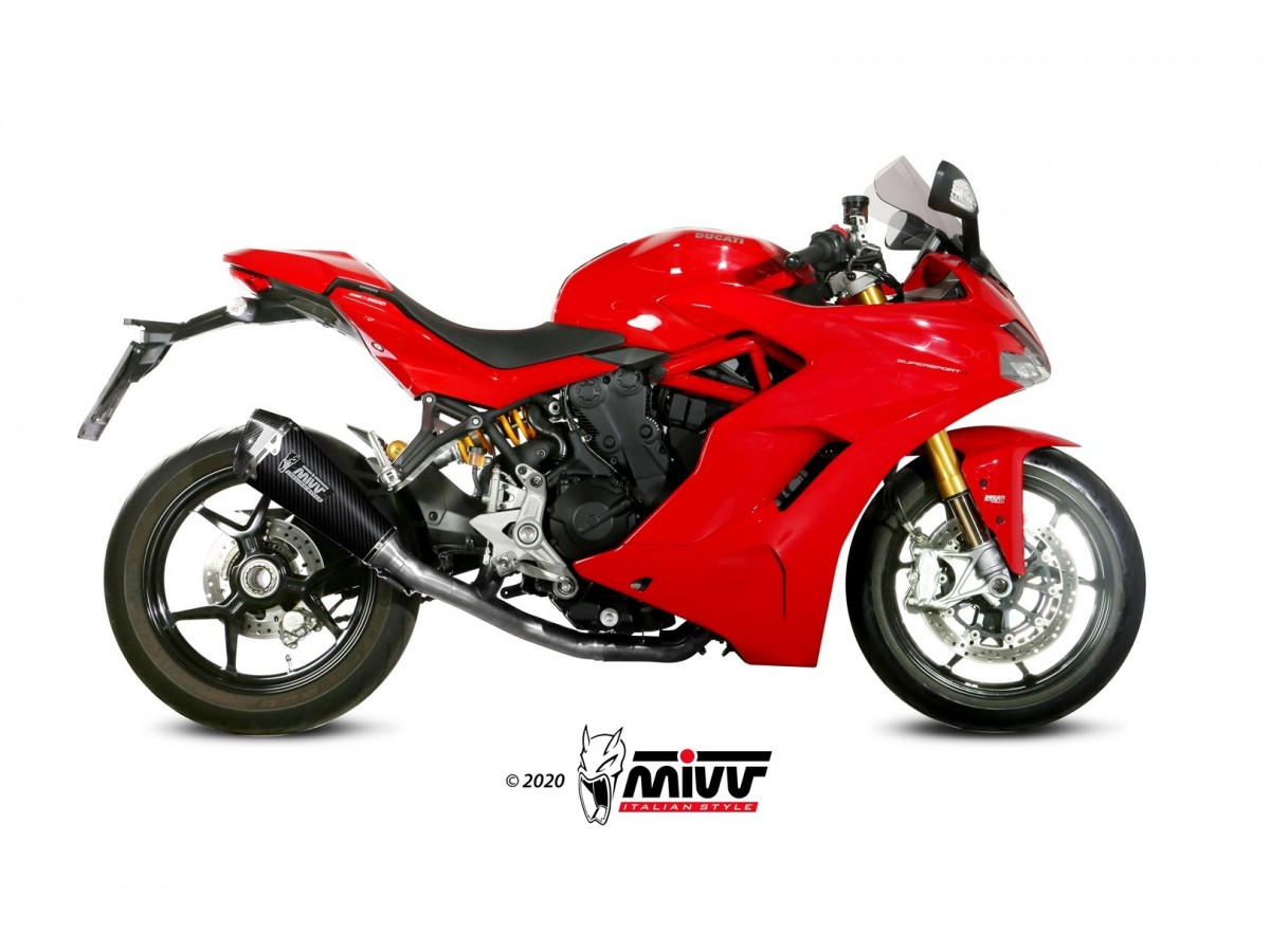 Mivv Delta Race Carbon Auspuffschalldämpfer Ducati Supersport 939 R 2017 - 2020