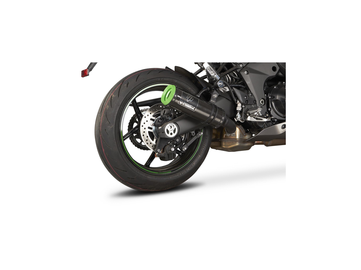 Terminale Scarico Speedpro Cobra Spx-G Black/Green Series 2 Kawasaki Ninja H2 Sx -Se -Tourer 2022-2021