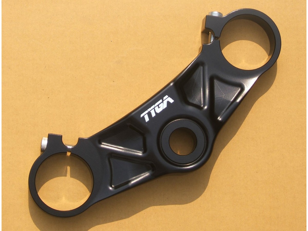 Top triple clamp cnc black Tyga Aprilia RS250