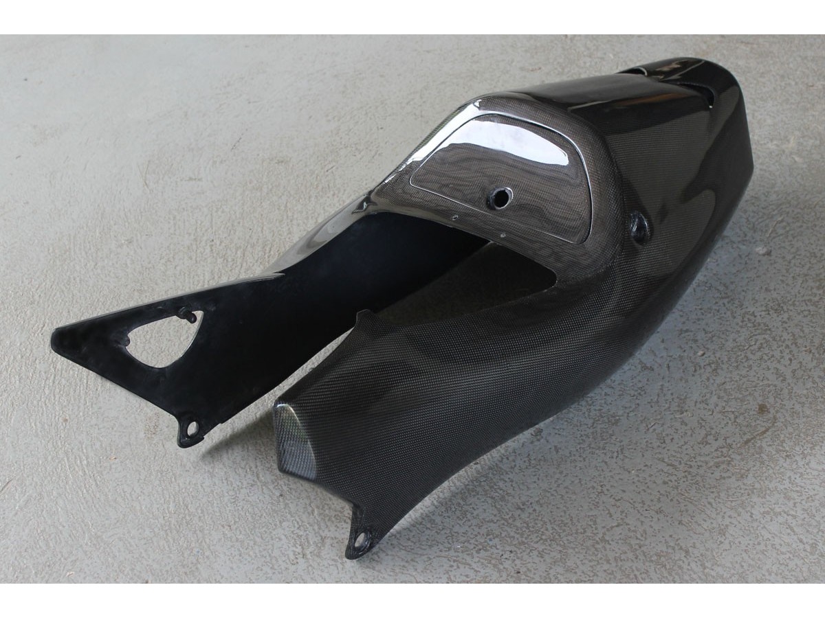 Carénage de selle en carbone forme stock street single Tyga Honda NSR250 MC28