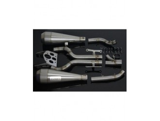 Set exhaust, race system double maggot Tyga KTM RC 390