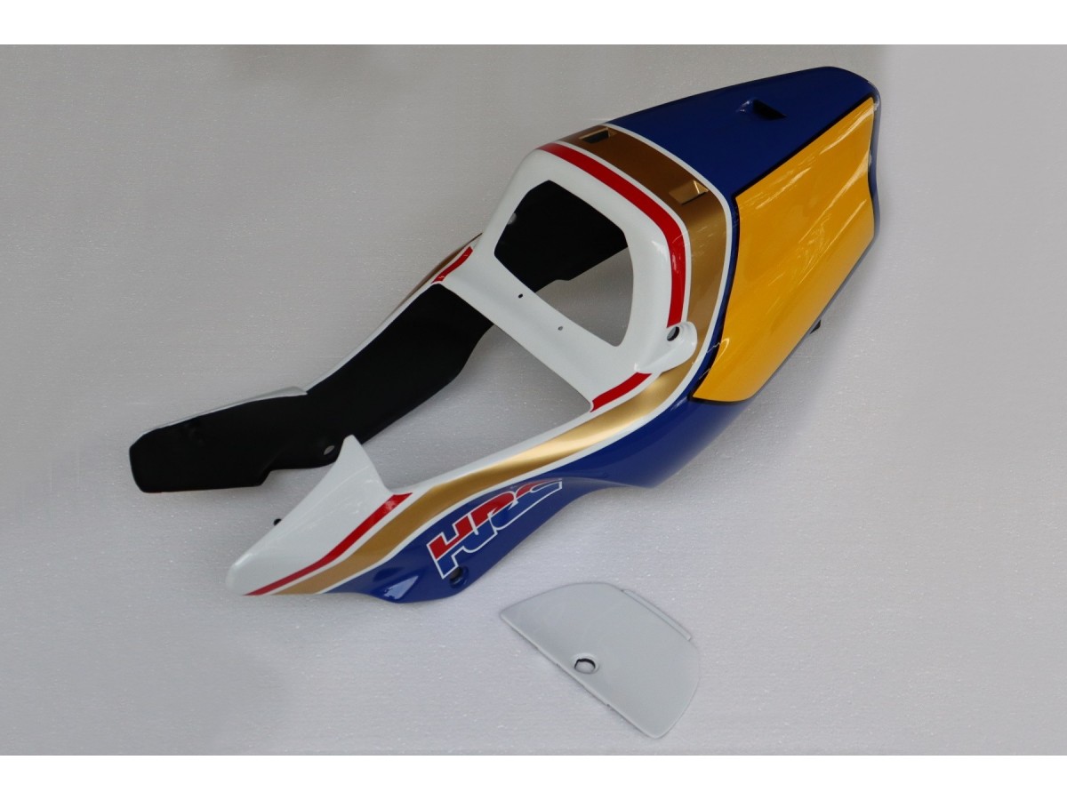 Seat cowling (grp), stock shape, street, painted rothmans Tyga Honda NSR250 MC21