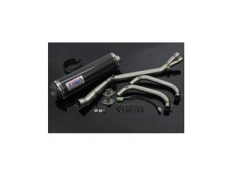 Set pipe, full race with oval carbon silencer new Tyga...