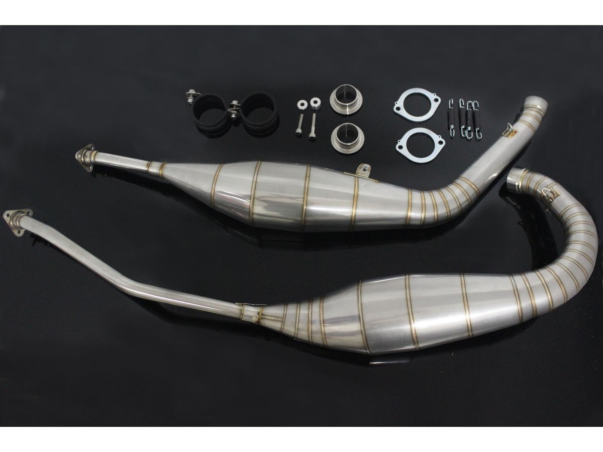 Set exhaust gp style stainless steel Tyga Honda NSR250 MC28