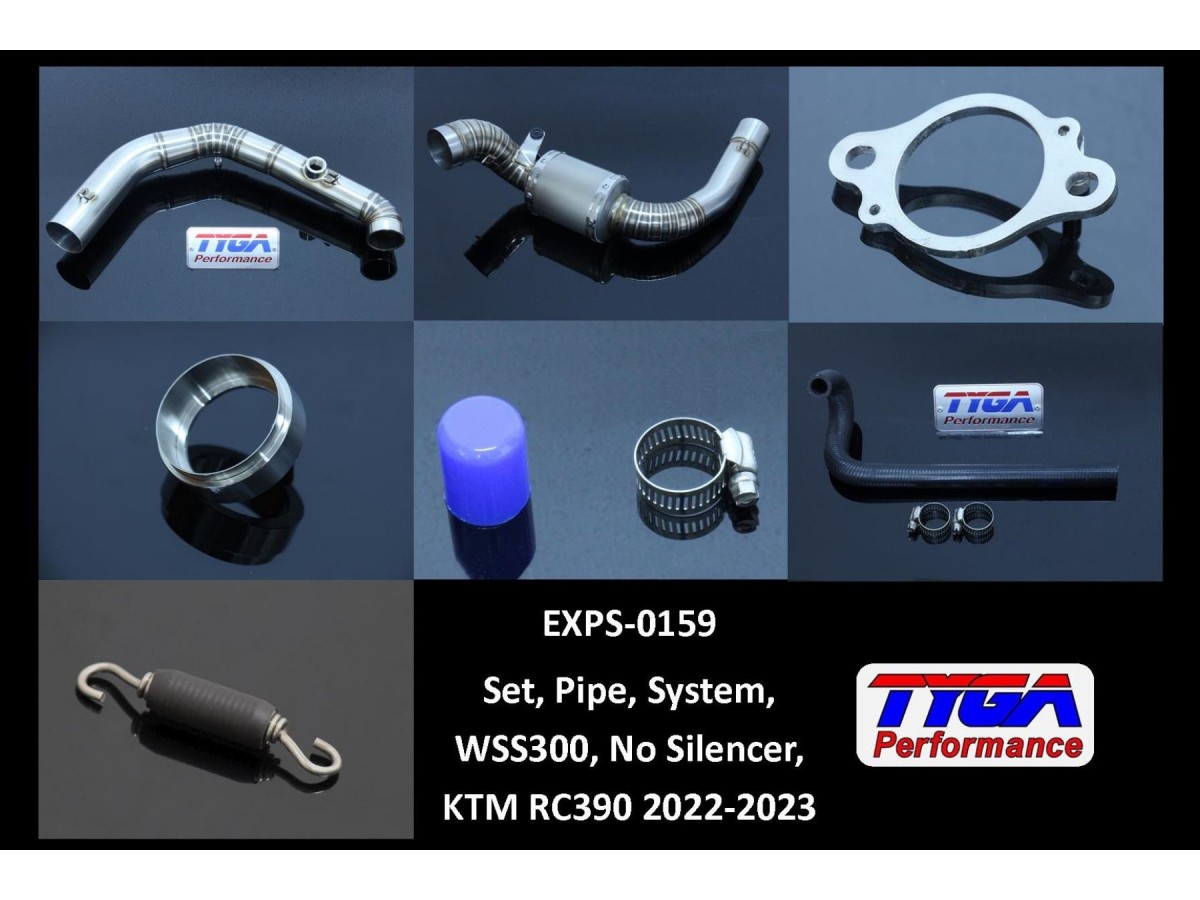 Set Pipe Full Race System (kein Schalldämpfer) Tyga KTM RC390 2022-