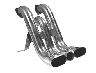 SILENZIATORE TERMINALE SCARICO RACING ANSA FR 5030 FERRARI F40 CATALIZZATA 87 92