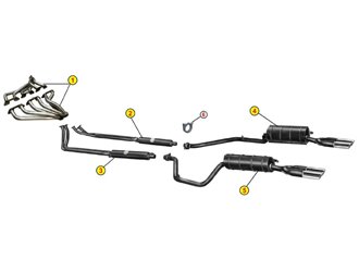 KRÜMMER AUSPUFFKRÜMMER ANSA LM 0281 LAMBORGHINI 400 GT 2 + 2 1966 1968