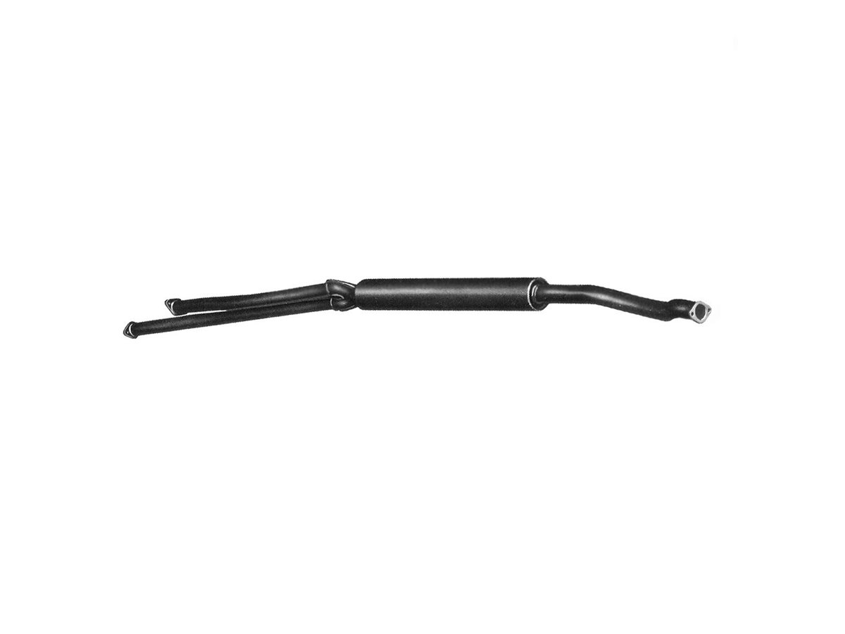 CENTRAL SILENCER EXHAUST SX ANSA LAMBORGHINI ESPADA 1 ° CAR 326 1968 1969