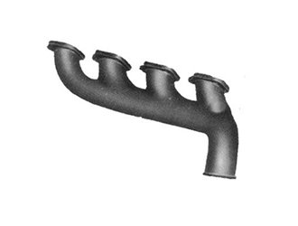 COLLETTORE SCARICO MANIFOLD ANSA 0831 DE TOMASO LONGCHAMP 1° 2° SERIE 1973-1988