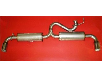 EXHAUST TERMINAL DOUBLE OUTLET LANCIA DELTA INTEGRALE HF 2.0 STEEL
