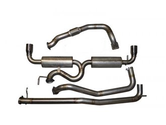 COMPLETE EXHAUST CENTRAL MANIFOLD AND TERMINAL FOR LANCIA DELTA INTEGRALE HF 2.0 STAINLESS STEEL