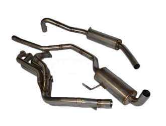 COLLECTEUR CENTRAL ET TERMINAL D'ECHAPPEMENT COMPLET POUR ALFA ROMEO GIULIA 1600 GT JUNIOR STEEL