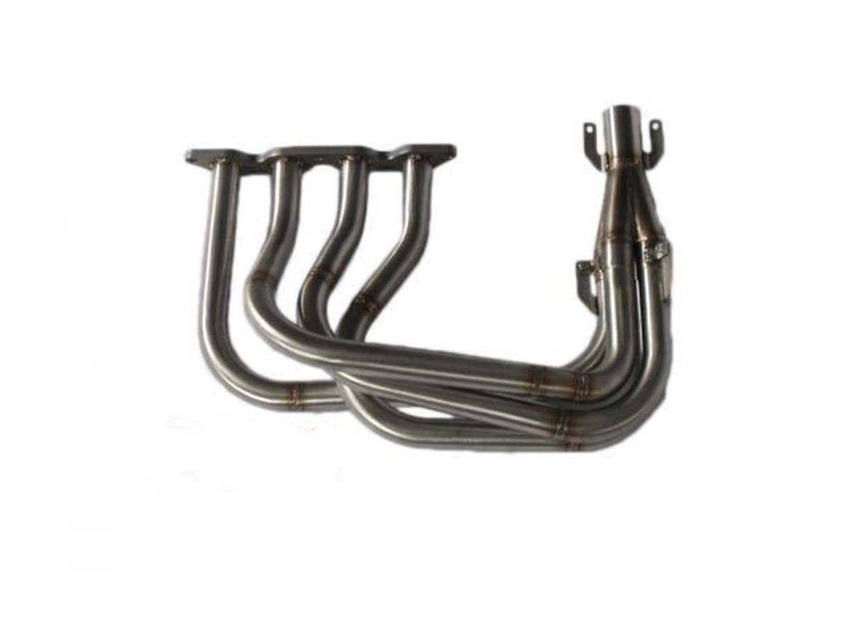 COMPLETE EXHAUST MANIFOLD AND TERMINAL FOR FIAT ABARTH 600 RADIAL STAINLESS STEEL