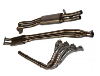 COMPLETE EXHAUST CENTRAL AND TERMINAL MANIFOLD FOR FIAT 131 ABARTH 16V STAINLESS STEEL