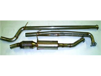 COMPLETE EXHAUST WITH CENTRAL MANIFOLD AND TERMINAL FOR CITOREN SAXO IN STEEL