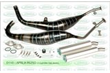 Exhausts Expansions Chambers Pipes Aprilia Rs250 Jollymoto With Aluminum Silencer