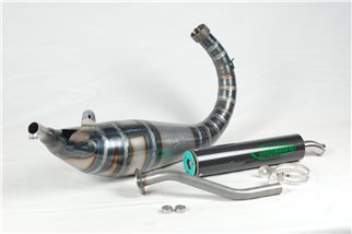 Marmitta scarico exhaust Cagiva Mito 125 sp, Ev, 525 Jollymoto 0207 Sil Carbonio