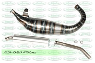 Marmitta scarico exhaust Cagiva Mito 125 Jollymoto 0208 Silenziatore alluminio