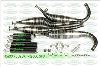 Exhausts Expansions Chambers Pipes Suzuki Rg 500 Jollymoto 0600 Carbon Silencers