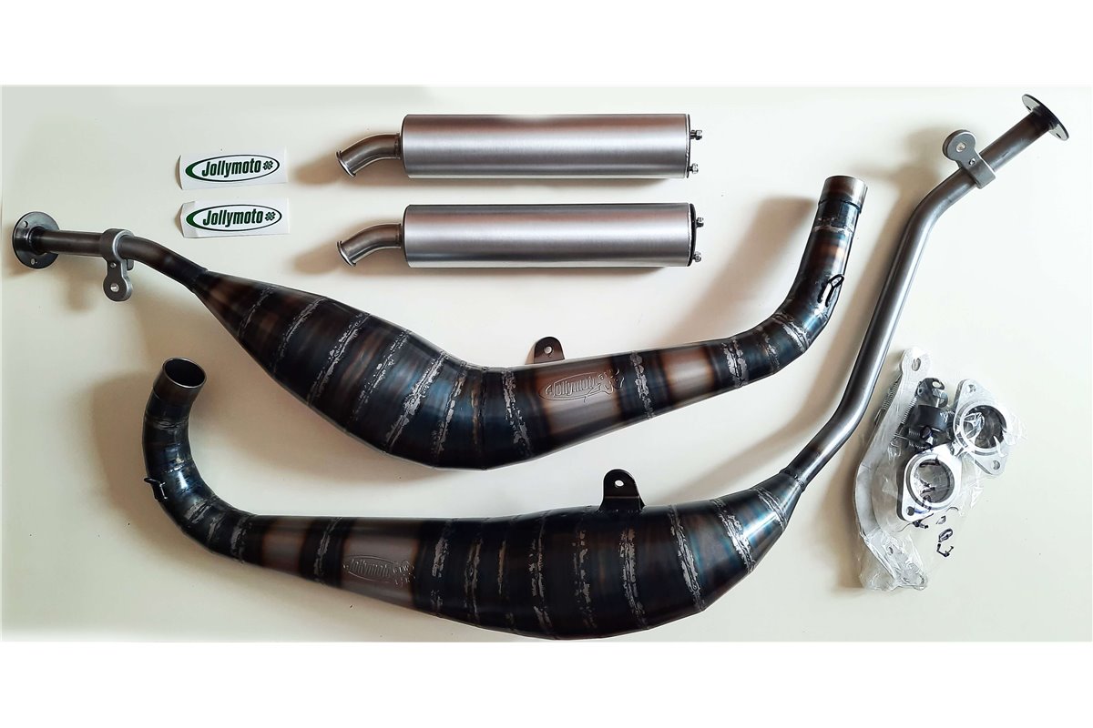 Exhausts Expansions Chambers Pipes Suzuki Rgv 250 Vj 22 Jollymoto Aluminum Silencers