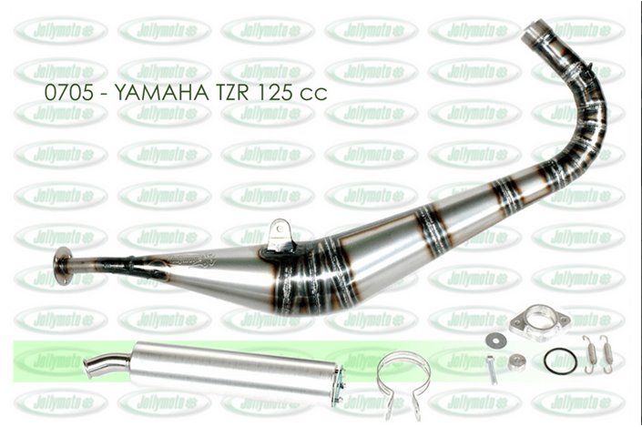 Yamaha TZR 125 R 4DL 91 98 Muffler de décharge Jollymoto 0705