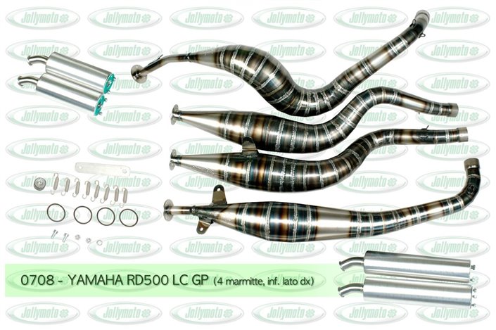 Exhausts Expansions Chambers Pipes Yamaha Rd 500 0708 Jollymoto Only Expansions