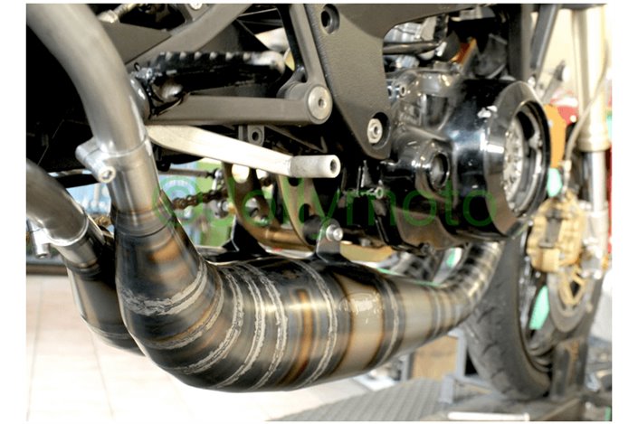 Mufflers Drain Cagiva Mito 125 Moteur Yamaha Rd 350 Jollymoto avec silencieux en aluminium