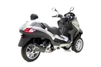 Scarico Terminale Leovince Nero 14005 Piaggio Mp3 500Businessltsport 2011 - 2016