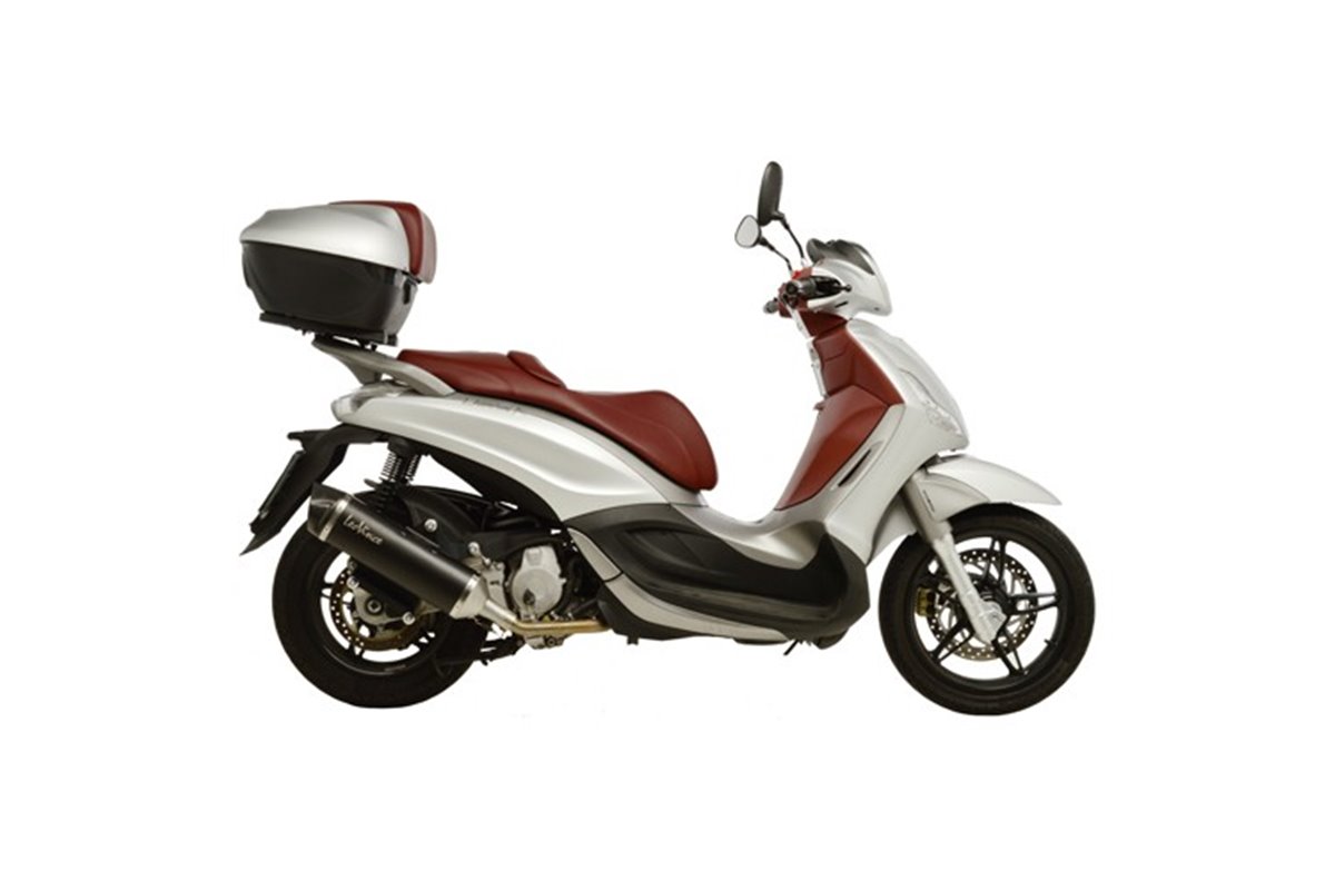 Scarico Terminale Leovince Nero 14025 Piaggio Beverly 350 Sport Touring Euro 3 2011 - 2016