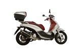 Scarico Terminale Leovince Nero 14025 Piaggio Beverly 350 Sport Touring Euro 3 2011 - 2016