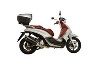 Scarico Terminale Leovince Nero 14025 Piaggio Beverly 350 Sport Touring Euro 3 2011 - 2016