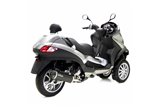 Sistema di Scarico Terminale LeoVince 14005U NERO per PIAGGIO MP3 400/LT/RST 2007 - 2012