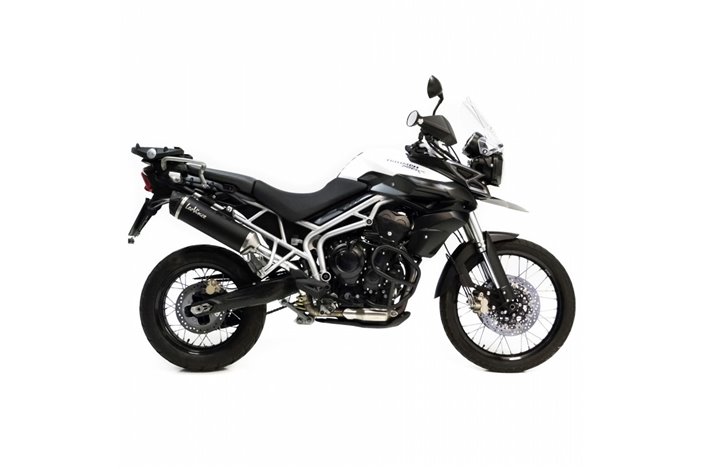 Sistema di Scarico Terminale LeoVince 14006U NERO per TRIUMPH TIGER 800 XC/XCA/XCX/XR/XRX 2011 - 2016