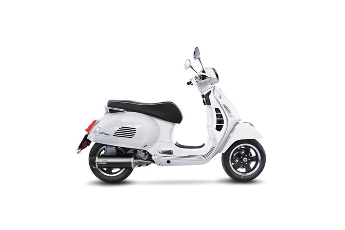 Scarico Terminale Leovince Nero 14059K Vespa Gts 300 Hpesupersei Giorni 2019 - 2020