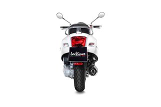 Scarico Terminale Leovince Nero 14059K Vespa Gts 300 Hpesupersei Giorni 2019 - 2020