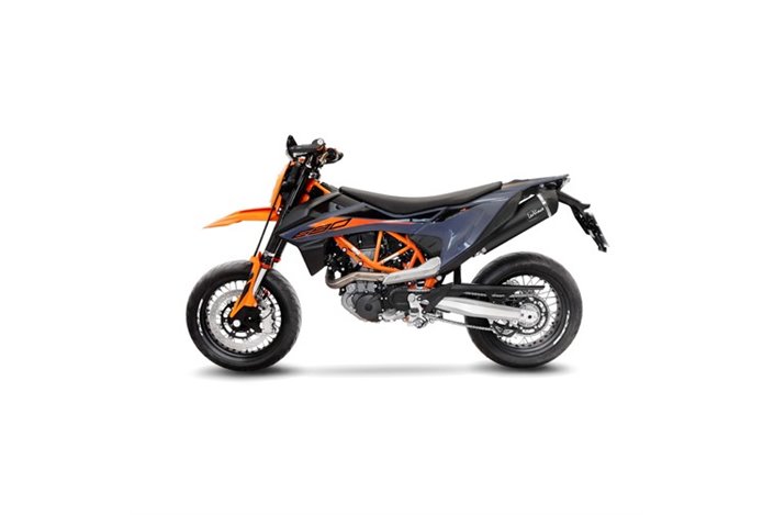 Scarico Terminale Leovince Nero 14072K Ktm 690 Smc R 2019 - 2023